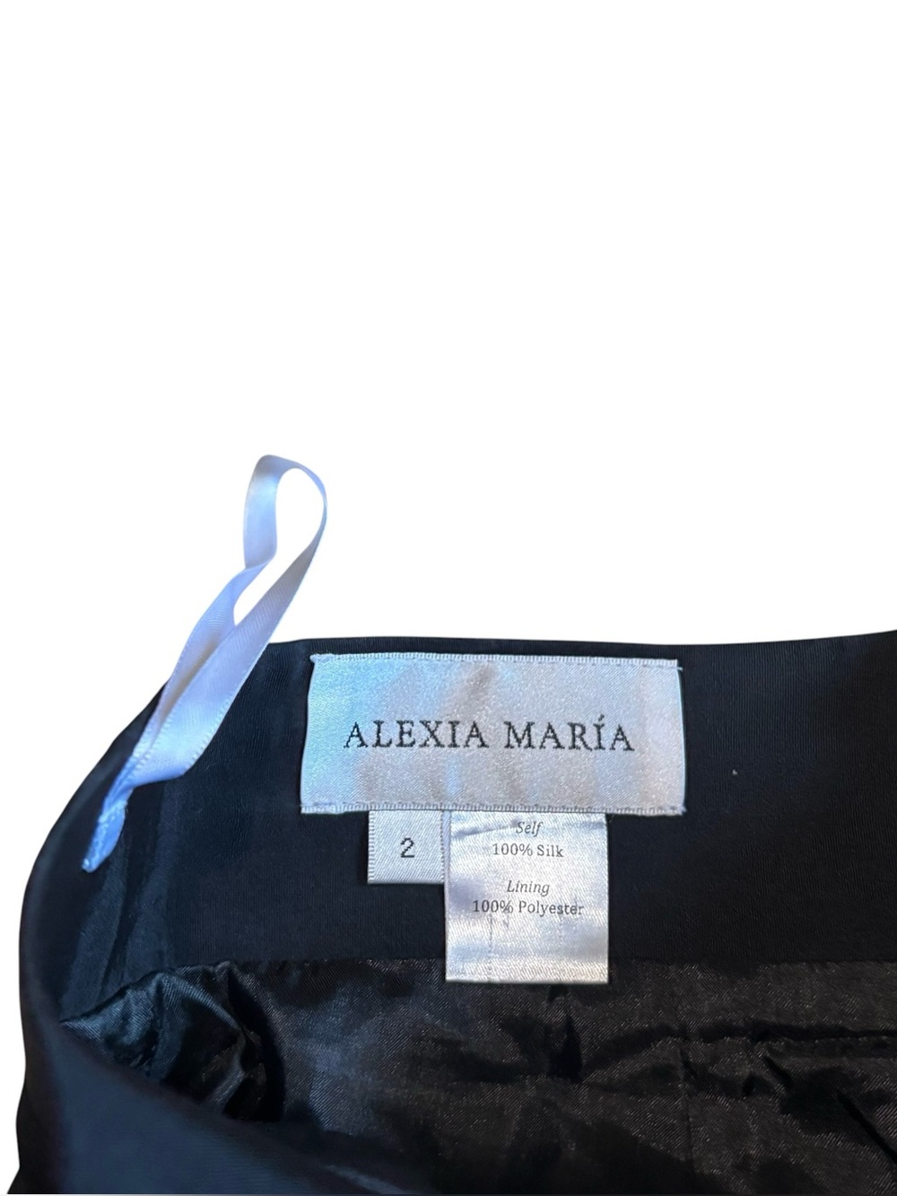 Alexia Maria Silk Cigerette Pants Women’s Size 2 In Black - Picture 5 of 6